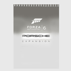 Скетчбук с принтом Forza Motorsport 6 в Новосибирске, 100% бумага
 | 48 листов, плотность листов — 100 г/м2, плотность картонной обложки — 250 г/м2. Листы скреплены сверху удобной пружинной спиралью | gear | top | авангард | вип | гонки | машина | офф | порше | сиквел | сила | скорость | спин