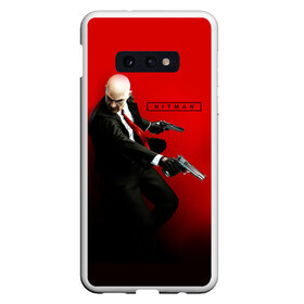 Чехол для Samsung S10E с принтом Hitman_3 в Новосибирске, Силикон | Область печати: задняя сторона чехла, без боковых панелей | Тематика изображения на принте: hitman | хитман | хитмэн