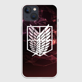 Чехол для iPhone 13 с принтом АТАКА ТИТАНОВ. Полигоны в Новосибирске,  |  | attack on titan | анимэ | атака титанов | битва