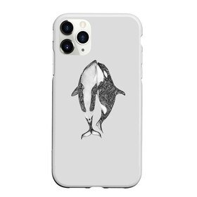 Чехол для iPhone 11 Pro матовый с принтом Киты в Новосибирске, Силикон |  | Тематика изображения на принте: арт | касатка | касатки | кит | море | океан | рисунок | узор