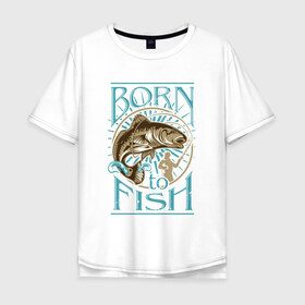 Мужская футболка хлопок Oversize с принтом Рыбалка в Новосибирске, 100% хлопок | свободный крой, круглый ворот, “спинка” длиннее передней части | Тематика изображения на принте: ловить рыбу | на рыбалку | охота | природа | рыба | рыбак | рыбалка