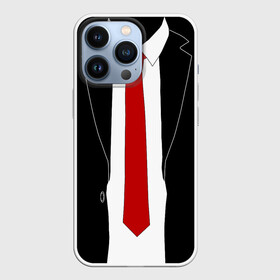 Чехол для iPhone 13 Pro с принтом КОСТЮМ АГЕНТА 47 | AGENT 47 | HITMAN в Новосибирске,  |  | agent 47 | галстук | пиджак | хитман