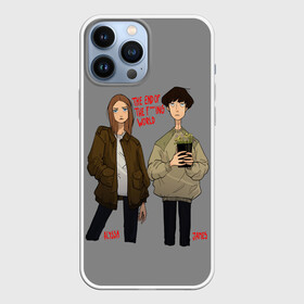 Чехол для iPhone 13 Pro Max с принтом Конец го Мира в Новосибирске,  |  | alex lawther | allysa | james | jessica barden | netflix | алекс лоутер | джессика барден | нетфликс