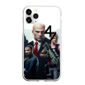 Чехол для iPhone 11 Pro матовый с принтом AGENT 47 HITMAN в Новосибирске, Силикон |  | Тематика изображения на принте: agent 47 | агент 47 | хитман