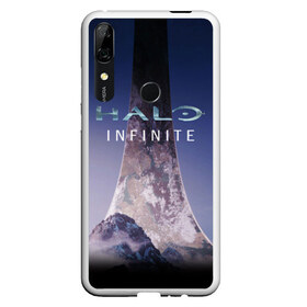 Чехол для Honor P Smart Z с принтом HALO INFINITE в Новосибирске, Силикон | Область печати: задняя сторона чехла, без боковых панелей | Тематика изображения на принте: master chief | инфинит | мастер чиф | хало