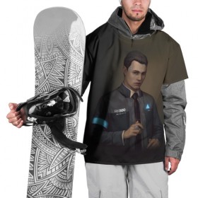 Накидка на куртку 3D с принтом Connor в Новосибирске, 100% полиэстер |  | 2038 | become | connor | dbh | detroit | gamer | human | kara | андроид | девиант | детройт | кара | квест | коннор | маркус
