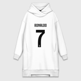 Платье-худи хлопок с принтом RONALDO JUVE SPORT в Новосибирске,  |  | club | cr7 | fc | football | ronaldo | sport | криштиану роналду | роналдо | спорт | фк | форма | футбольный клуб | ювентус