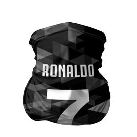 Бандана-труба 3D с принтом RONALDO JUVE SPORT в Новосибирске, 100% полиэстер, ткань с особыми свойствами — Activecool | плотность 150‒180 г/м2; хорошо тянется, но сохраняет форму | cr7 | fc | клуб | криштиану роналду | роналдо | фк | ювентус