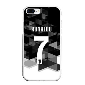 Чехол для iPhone 7Plus/8 Plus матовый с принтом RONALDO JUVE SPORT в Новосибирске, Силикон | Область печати: задняя сторона чехла, без боковых панелей | cr7 | fc | клуб | криштиану роналду | роналдо | фк | ювентус