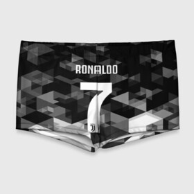 Мужские купальные плавки 3D с принтом RONALDO JUVE SPORT в Новосибирске, Полиэстер 85%, Спандекс 15% |  | cr7 | fc | клуб | криштиану роналду | роналдо | фк | ювентус