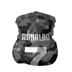 Бандана-труба 3D с принтом RONALDO JUVE SPORT в Новосибирске, 100% полиэстер, ткань с особыми свойствами — Activecool | плотность 150‒180 г/м2; хорошо тянется, но сохраняет форму | cr7 | fc | клуб | криштиану роналду | роналдо | фк | ювентус