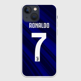 Чехол для iPhone 13 mini с принтом RONALDO JUVE SPORT в Новосибирске,  |  | cr7 | fc | клуб | криштиану роналду | роналдо | фк | ювентус