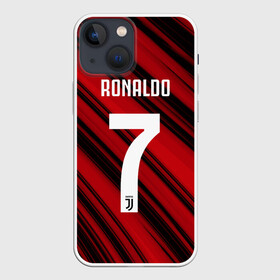 Чехол для iPhone 13 mini с принтом RONALDO JUVE SPORT в Новосибирске,  |  | club | cr7 | fc | football | ronaldo | sport | криштиану роналду | роналдо | спорт | фк | форма | футбольный клуб | ювентус