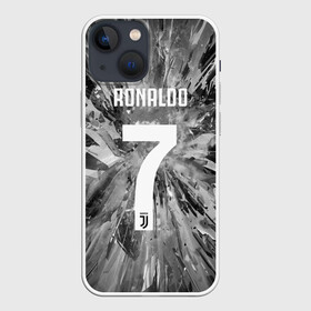 Чехол для iPhone 13 mini с принтом RONALDO JUVE SPORT в Новосибирске,  |  | cr7 | fc | клуб | криштиану роналду | роналдо | фк | ювентус