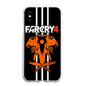 Чехол для iPhone XS Max матовый с принтом Far Cry 4 в Новосибирске, Силикон | Область печати: задняя сторона чехла, без боковых панелей | action | far cry 4 | армия | гималаи | гирокоптер | мин | мир | открытый | франшиза | ховеркрафт | шутер