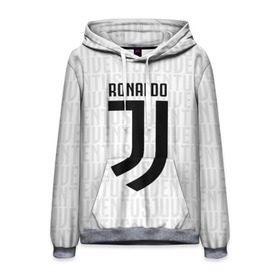 Мужская толстовка 3D с принтом RONALDO JUVE SPORT в Новосибирске, 100% полиэстер | двухслойный капюшон со шнурком для регулировки, мягкие манжеты на рукавах и по низу толстовки, спереди карман-кенгуру с мягким внутренним слоем. | 