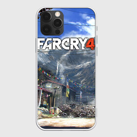 Чехол для iPhone 12 Pro Max с принтом Far Cry 4 в Новосибирске, Силикон |  | Тематика изображения на принте: action | far cry 4 | армия | гималаи | гирокоптер | мин | мир | открытый | франшиза | ховеркрафт | шутер