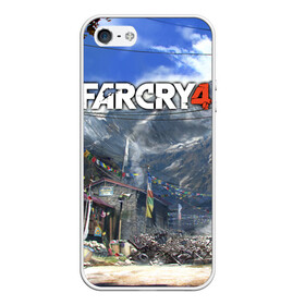 Чехол для iPhone 5/5S матовый с принтом Far Cry 4 в Новосибирске, Силикон | Область печати: задняя сторона чехла, без боковых панелей | action | far cry 4 | армия | гималаи | гирокоптер | мин | мир | открытый | франшиза | ховеркрафт | шутер