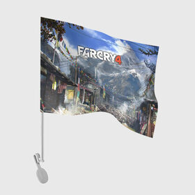 Флаг для автомобиля с принтом Far Cry 4 в Новосибирске, 100% полиэстер | Размер: 30*21 см | action | far cry 4 | армия | гималаи | гирокоптер | мин | мир | открытый | франшиза | ховеркрафт | шутер