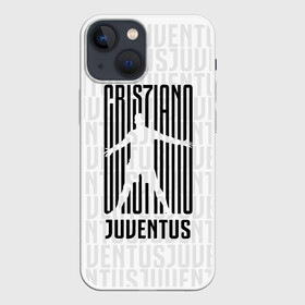 Чехол для iPhone 13 mini с принтом RONALDO JUVE SPORT в Новосибирске,  |  | club | cr7 | fc | football | ronaldo | sport | криштиану роналду | роналдо | спорт | фк | форма | футбольный клуб | ювентус