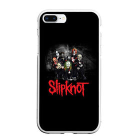 Чехол для iPhone 7Plus/8 Plus матовый с принтом Slipknot в Новосибирске, Силикон | Область печати: задняя сторона чехла, без боковых панелей | slipknot | грув | джей вайнберг | кори тейлор | крис фен | крэйг джонс | метал | мик томсон | музыка | ню | петля | рок | сид уилсон | скользящий узел | слайпкнот | слипкнот | слипнот | удавка