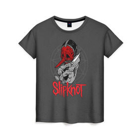Женская футболка 3D с принтом Slipknot в Новосибирске, 100% полиэфир ( синтетическое хлопкоподобное полотно) | прямой крой, круглый вырез горловины, длина до линии бедер | slipknot | грув | джей вайнберг | кори тейлор | крис фен | крэйг джонс | метал | мик томсон | музыка | ню | петля | рок | сид уилсон | скользящий узел | слайпкнот | слипкнот | слипнот | удавка
