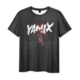 Мужская футболка 3D с принтом YANIX в Новосибирске, 100% полиэфир | прямой крой, круглый вырез горловины, длина до линии бедер | Тематика изображения на принте: 
