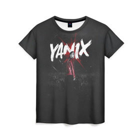 Женская футболка 3D с принтом YANIX в Новосибирске, 100% полиэфир ( синтетическое хлопкоподобное полотно) | прямой крой, круглый вырез горловины, длина до линии бедер | 