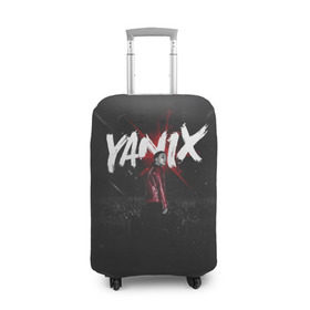Чехол для чемодана 3D с принтом YANIX в Новосибирске, 86% полиэфир, 14% спандекс | двустороннее нанесение принта, прорези для ручек и колес | 
