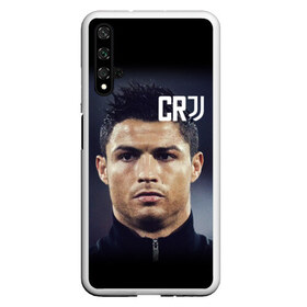 Чехол для Honor 20 с принтом RONALDO JUVE SPORT в Новосибирске, Силикон | Область печати: задняя сторона чехла, без боковых панелей | cr7 | fc | клуб | криштиану роналду | роналдо | фк | форма | ювентус