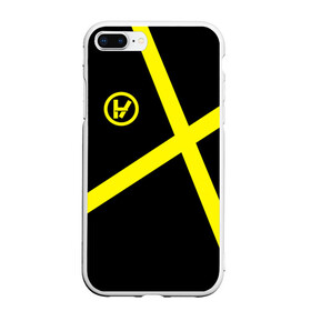 Чехол для iPhone 7Plus/8 Plus матовый с принтом Twenty One Pilots в Новосибирске, Силикон | Область печати: задняя сторона чехла, без боковых панелей | heathens | jumpsuit | one | pilots | twenty | инди поп | поп рок | рэп рок | хип хоп | электропоп