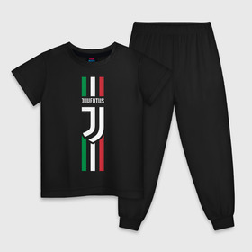 Детская пижама хлопок с принтом Juventus Italy в Новосибирске, 100% хлопок |  брюки и футболка прямого кроя, без карманов, на брюках мягкая резинка на поясе и по низу штанин
 | cristiano | juve | италия | криштиану | роналдо | роналду | юве | ювентус