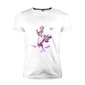 Мужская футболка премиум с принтом Violet Evergarden в Новосибирске, 92% хлопок, 8% лайкра | приталенный силуэт, круглый вырез ворота, длина до линии бедра, короткий рукав | violet evergarden | вайолет эвергарден