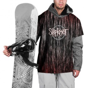 Накидка на куртку 3D с принтом Slipknot в Новосибирске, 100% полиэстер |  | Тематика изображения на принте: 