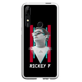 Чехол для Honor P Smart Z с принтом Rickey F Glitch в Новосибирске, Силикон | Область печати: задняя сторона чехла, без боковых панелей | Тематика изображения на принте: rickey f | рики ф | рики эф