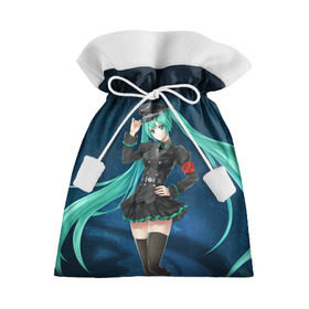 Подарочный 3D мешок с принтом Hatsune Miku в Новосибирске, 100% полиэстер | Размер: 29*39 см | hatsune miku | аниме | вокалоид | девушки | манга | мульт | оружие | певица | сёдзё | сериал | хатсуне мику | япония