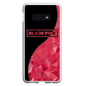 Чехол для Samsung S10E с принтом BLACKPINK в Новосибирске, Силикон | Область печати: задняя сторона чехла, без боковых панелей | black  pink | blackpink | jennie | jisoo | k pop | lalisa | группа | инь янь | к поп | корейская группа | розовый | черный