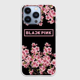 Чехол для iPhone 13 Pro с принтом BlackPink sakura в Новосибирске,  |  | black  pink | blackpink | jennie | jisoo | k pop | lalisa | sakura | группа | к поп | корейская группа | розовый | сакура | черный