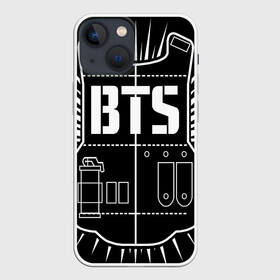 Чехол для iPhone 13 mini с принтом BTS ARMY в Новосибирске,  |  | bts | j hope | jimin | jin | jungkook | k pop | rap monster | rapmon | suga | v | бтс | группа | корея