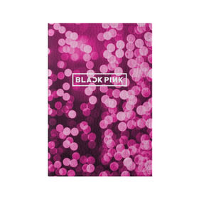 Обложка для паспорта матовая кожа с принтом BlackPink в Новосибирске, натуральная матовая кожа | размер 19,3 х 13,7 см; прозрачные пластиковые крепления | black  pink | blackpink | flowers | jennie | jisoo | k pop | lalisa | sakura | группа | к поп | корейская группа | растения | розовый | сакура | цветы | черный