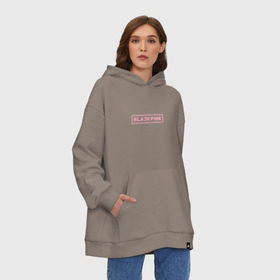 Худи SuperOversize хлопок с принтом BlackPink 95 JISOO в Новосибирске, 70% хлопок, 30% полиэстер, мягкий начес внутри | карман-кенгуру, эластичная резинка на манжетах и по нижней кромке, двухслойный капюшон
 | Тематика изображения на принте: 97 jisoo | black  pink | blackpink | jennie | jisoo | k pop | lalisa | группа | к поп | корейская группа | розовый | черный