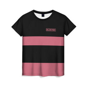 Женская футболка 3D с принтом BlackPink 96 JENNIE в Новосибирске, 100% полиэфир ( синтетическое хлопкоподобное полотно) | прямой крой, круглый вырез горловины, длина до линии бедер | 96 jennie | black  pink | blackpink | jennie | jisoo | k pop | lalisa | группа | к поп | корейская группа | розовый | черный