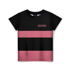 Детская футболка 3D с принтом BlackPink 96 JENNIE в Новосибирске, 100% гипоаллергенный полиэфир | прямой крой, круглый вырез горловины, длина до линии бедер, чуть спущенное плечо, ткань немного тянется | 96 jennie | black  pink | blackpink | jennie | jisoo | k pop | lalisa | группа | к поп | корейская группа | розовый | черный