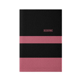 Обложка для паспорта матовая кожа с принтом BlackPink 97 ROSE в Новосибирске, натуральная матовая кожа | размер 19,3 х 13,7 см; прозрачные пластиковые крепления | 97 rose | black  pink | blackpink | jennie | jisoo | k pop | lalisa | группа | к поп | корейская группа | розовый | черный