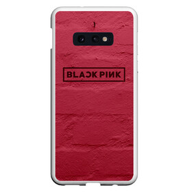 Чехол для Samsung S10E с принтом BlackPink wall в Новосибирске, Силикон | Область печати: задняя сторона чехла, без боковых панелей | black  pink | blackpink | jennie | jisoo | k pop | lalisa | группа | к поп | корейская группа | розовый | черный