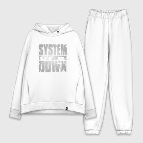 Женский костюм хлопок Oversize с принтом System of a Down в Новосибирске,  |  | soad | soil | system of a down | группа | дав | дарон малакян | джон долмаян | метал | ню | оф | рок | серж танкян | систем | соад | сод | соэд | шаво одаджян | э доун