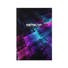 Обложка для паспорта матовая кожа с принтом Detroit: Become Human в Новосибирске, натуральная матовая кожа | размер 19,3 х 13,7 см; прозрачные пластиковые крепления | Тематика изображения на принте: connor | cyberlife | detroit become human | deviant | kara | markus | ps4 | rk800 |  detroit: become human | детроит | детроит: стать человеком | игры | кара | коннор | конор | кэра | маркус | пиратs | эксклюзив