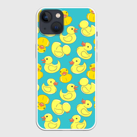 Чехол для iPhone 13 с принтом Duck в Новосибирске,  |  | duck | duckling | утенок | утка