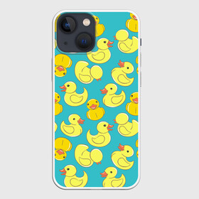 Чехол для iPhone 13 mini с принтом Duck в Новосибирске,  |  | Тематика изображения на принте: duck | duckling | утенок | утка