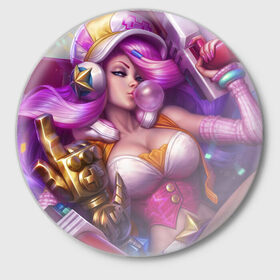 Значок с принтом Miss fortune в Новосибирске,  металл | круглая форма, металлическая застежка в виде булавки | Тематика изображения на принте: fortune | game | legends | legue | legueoflegends | lol | miss | головами | за | игра | легенд | лига | лигалегенд | лол | мисс | охотница | фортуна